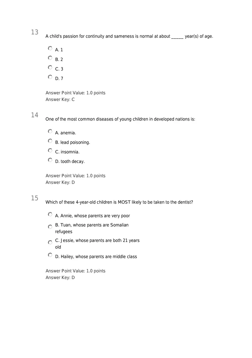 Early Childhood - Body and Mind Answers Part 1 - Page 6