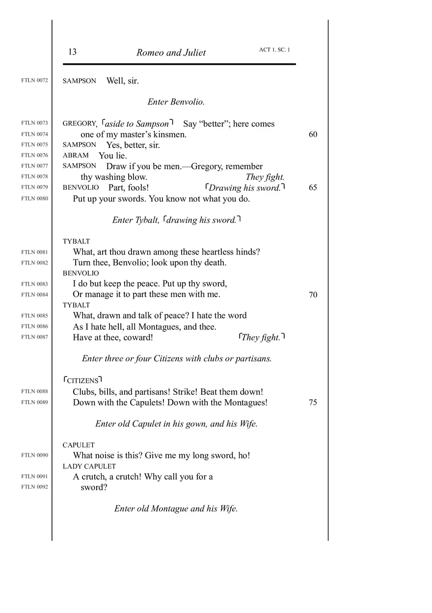 Romeo and Juliet Folger Shakespeare Part 1 - Page 9