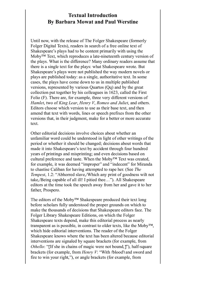 Romeo and Juliet Folger Shakespeare Part 1 - Page 2