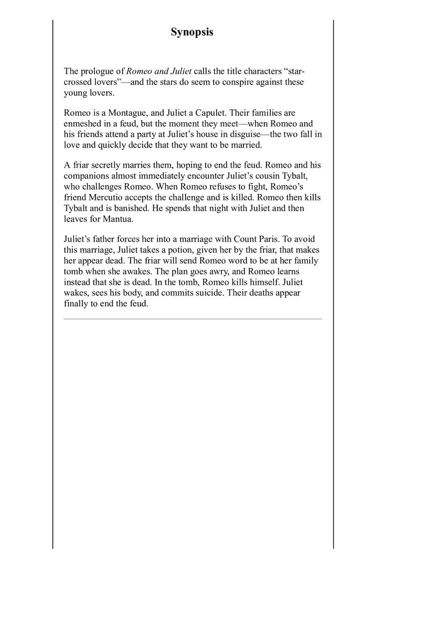 Romeo and Juliet Folger Shakespeare Part 1 - Page 4