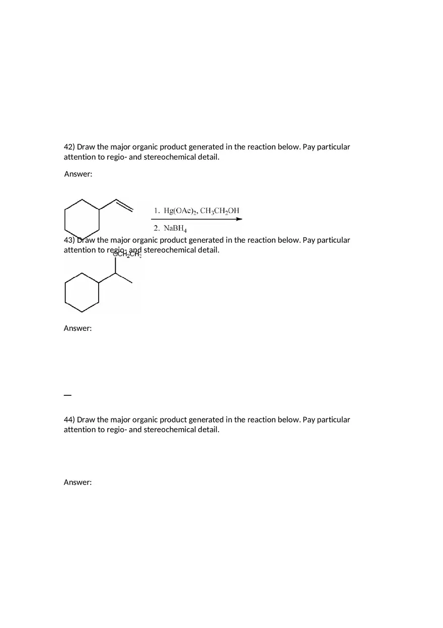 Reactions of Alkenes Part 2 - Page 11