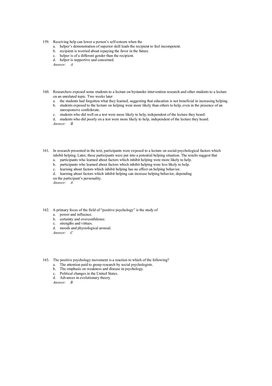 Prosocial Behavior - Why do People Help Answers 4 - Page 8