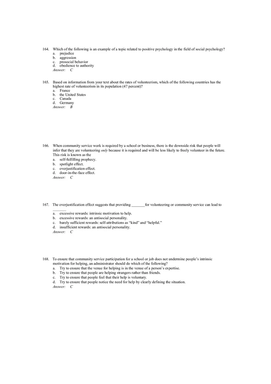 Prosocial Behavior - Why do People Help Answers 4 - Page 9