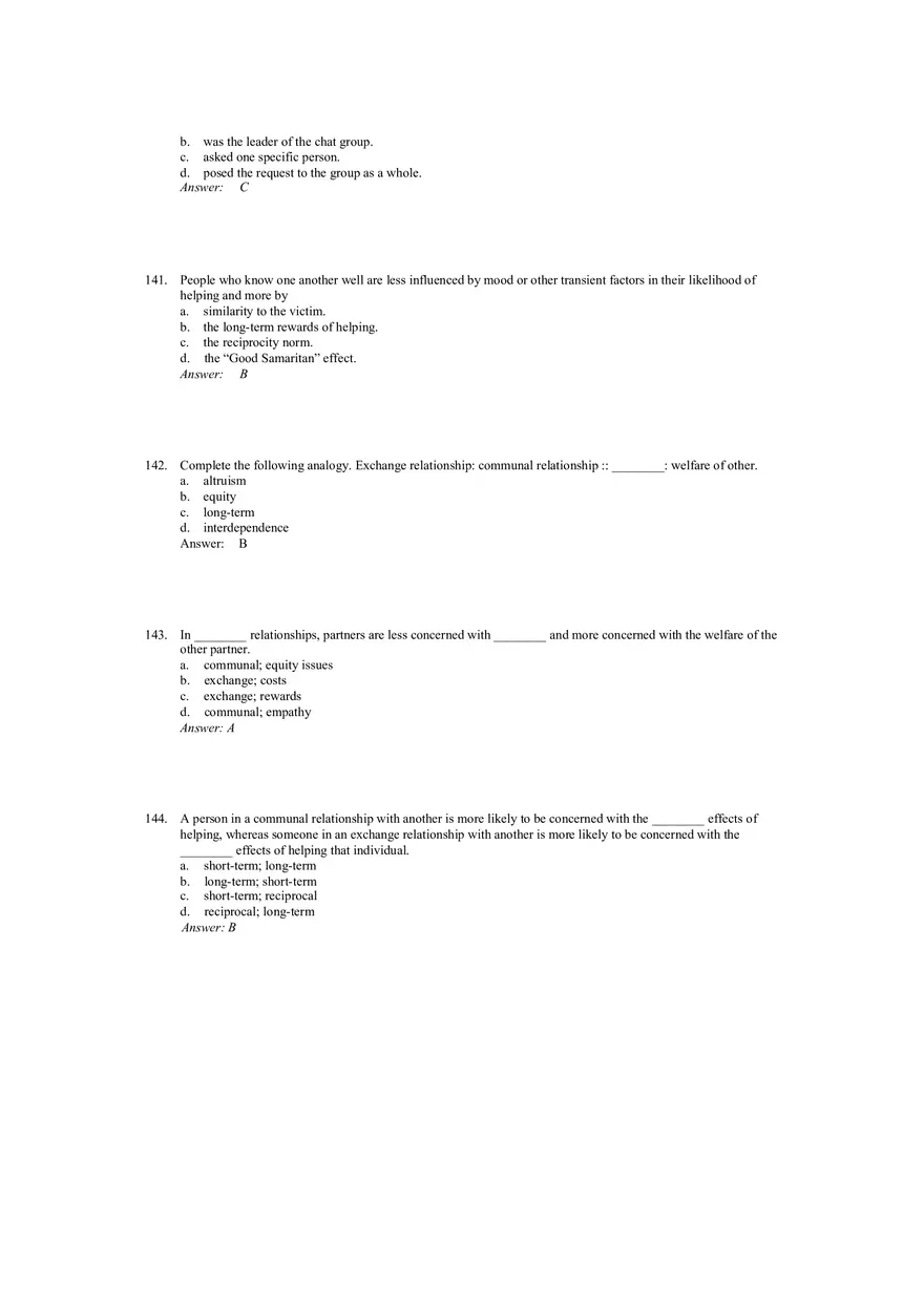 Prosocial Behavior - Why do People Help Answers 4 - Page 2