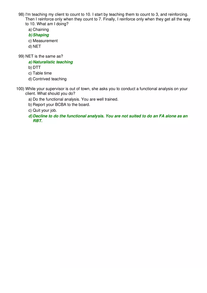RBT Exam 100 QnA - Page 9