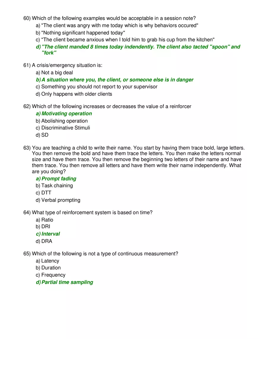 RBT Exam 100 QnA - Page 3