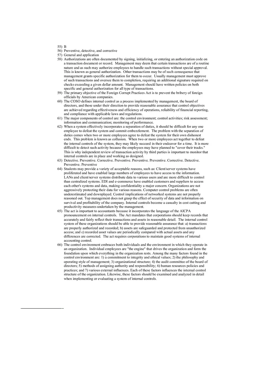 Accounting Information System Answer Key Chapter 6 - Page 2