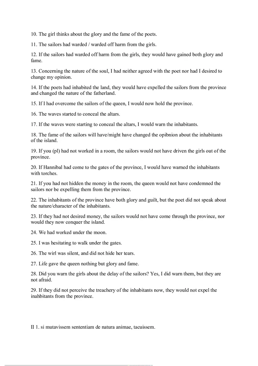 Answer Key for Latin. An Intensive Course Part 1 - Page 7