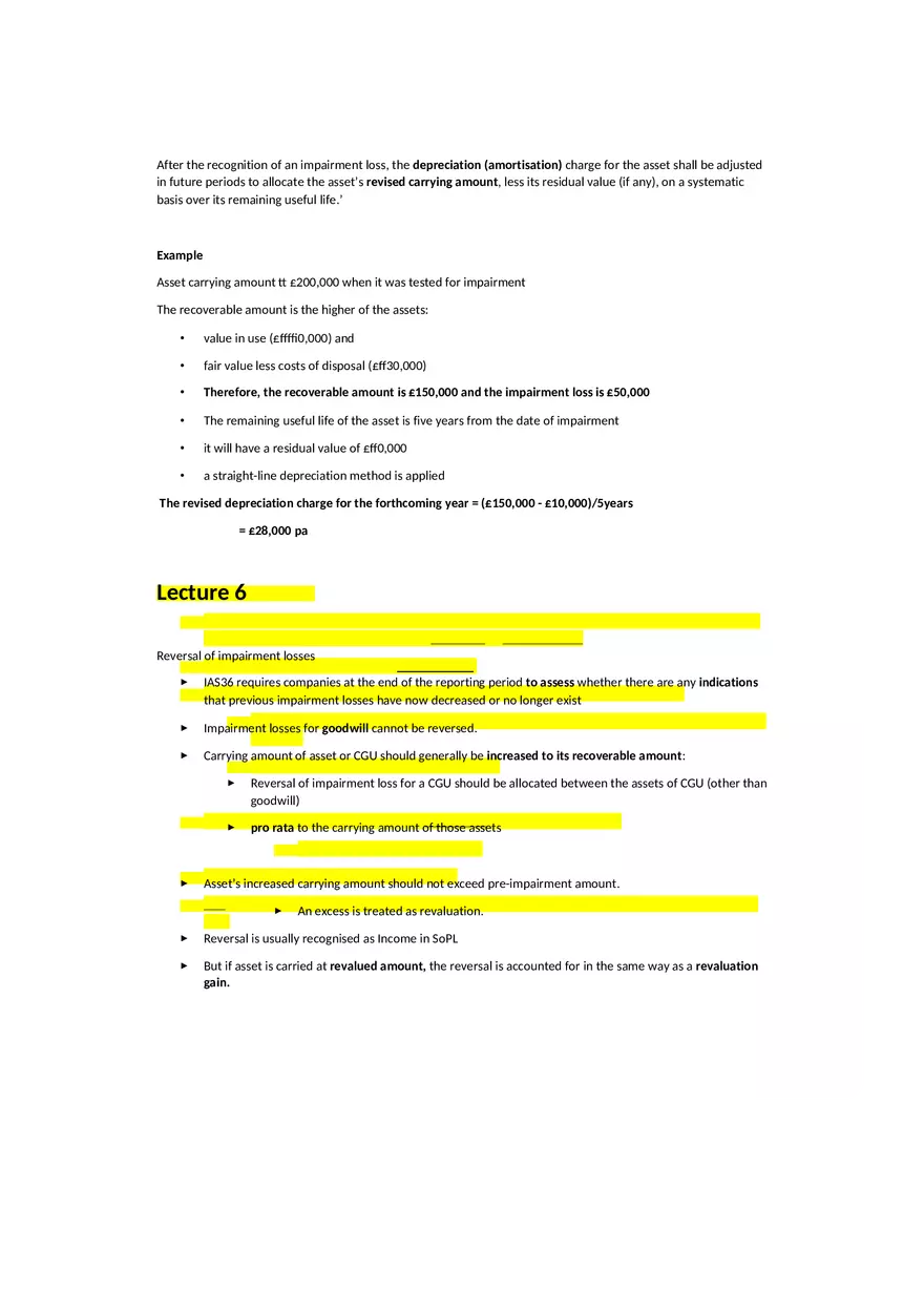 Intermediate Corporate Reporting Notes Part 3 - Page 1