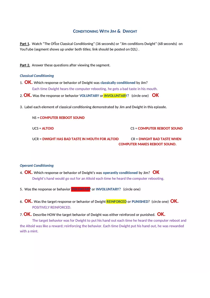 Conditioning with Jim and Dwight - Page 1