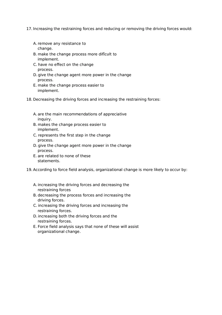 Chapter 15 Organizational Change Assignment 1 - Page 7