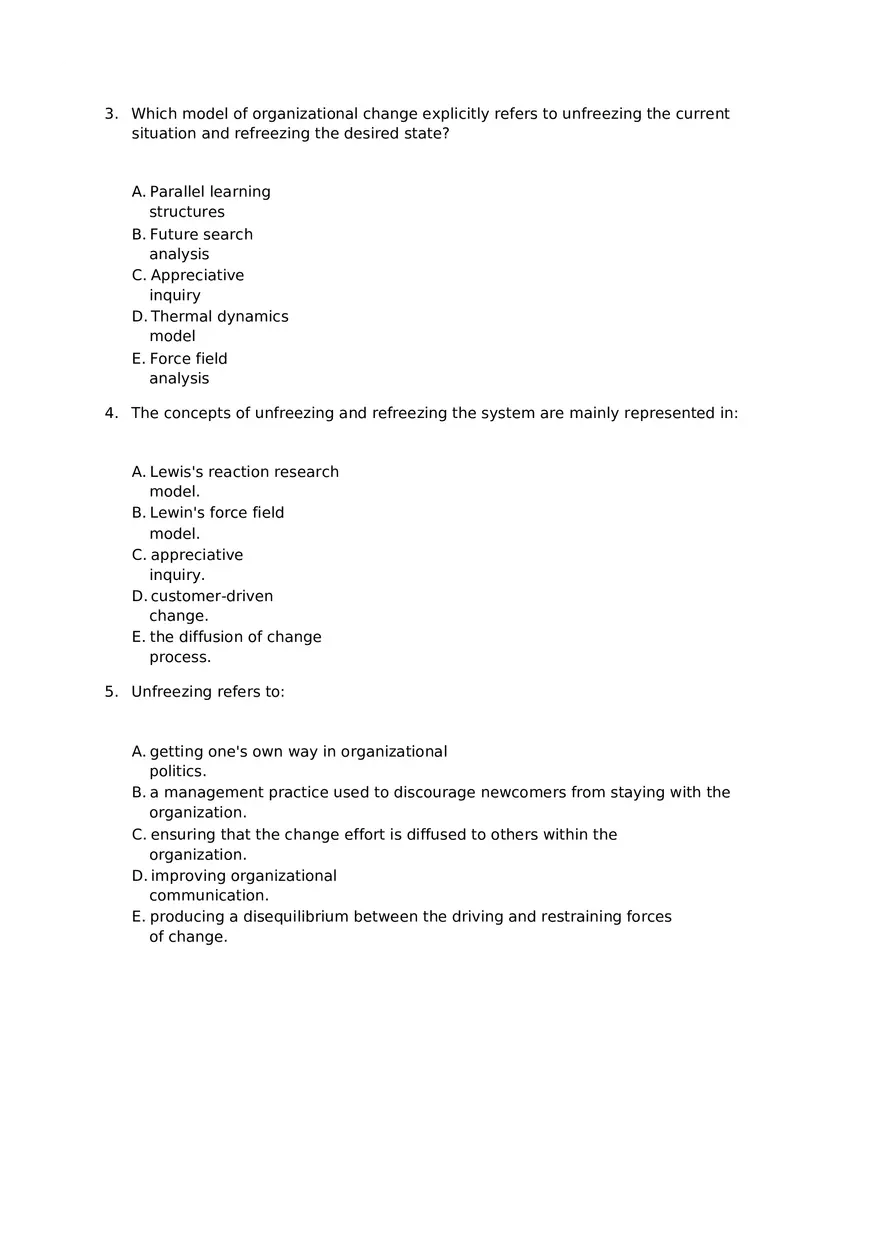 Chapter 15 Organizational Change Assignment 1 - Page 2