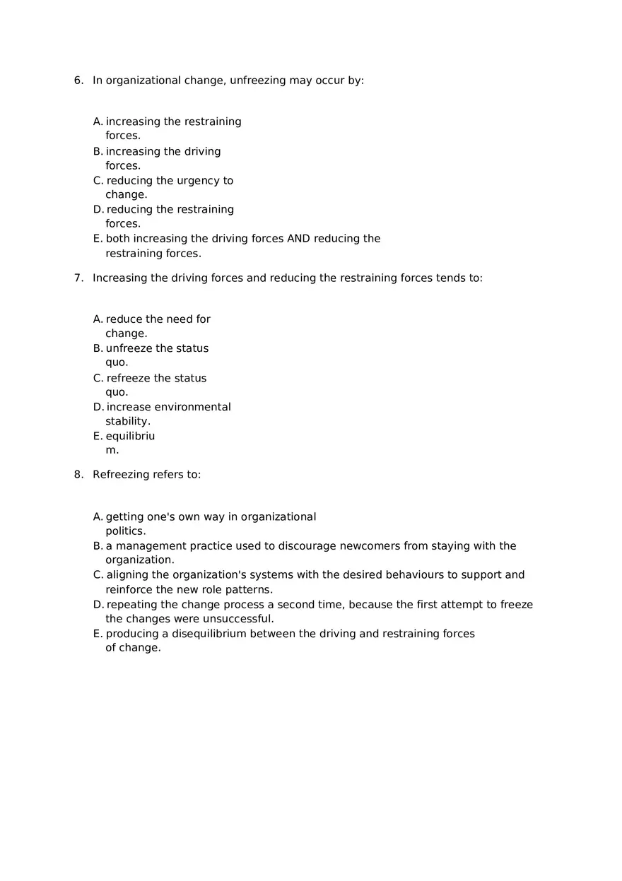 Chapter 15 Organizational Change Assignment 1 - Page 3