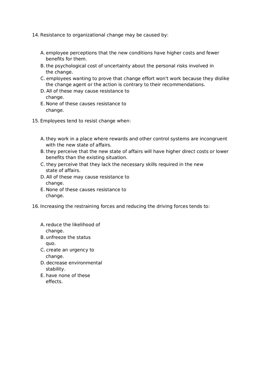 Chapter 15 Organizational Change Assignment 1 - Page 6