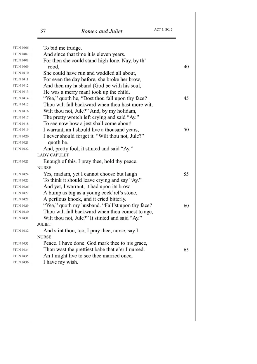 Romeo and Juliet Folger Shakespeare Part 3 - Page 1