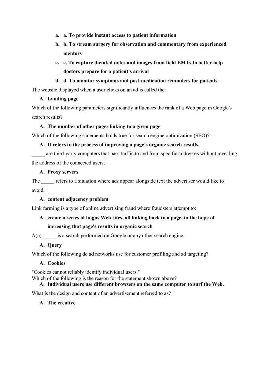 Exam 3 Facebook's Beacon Effort - Page 11