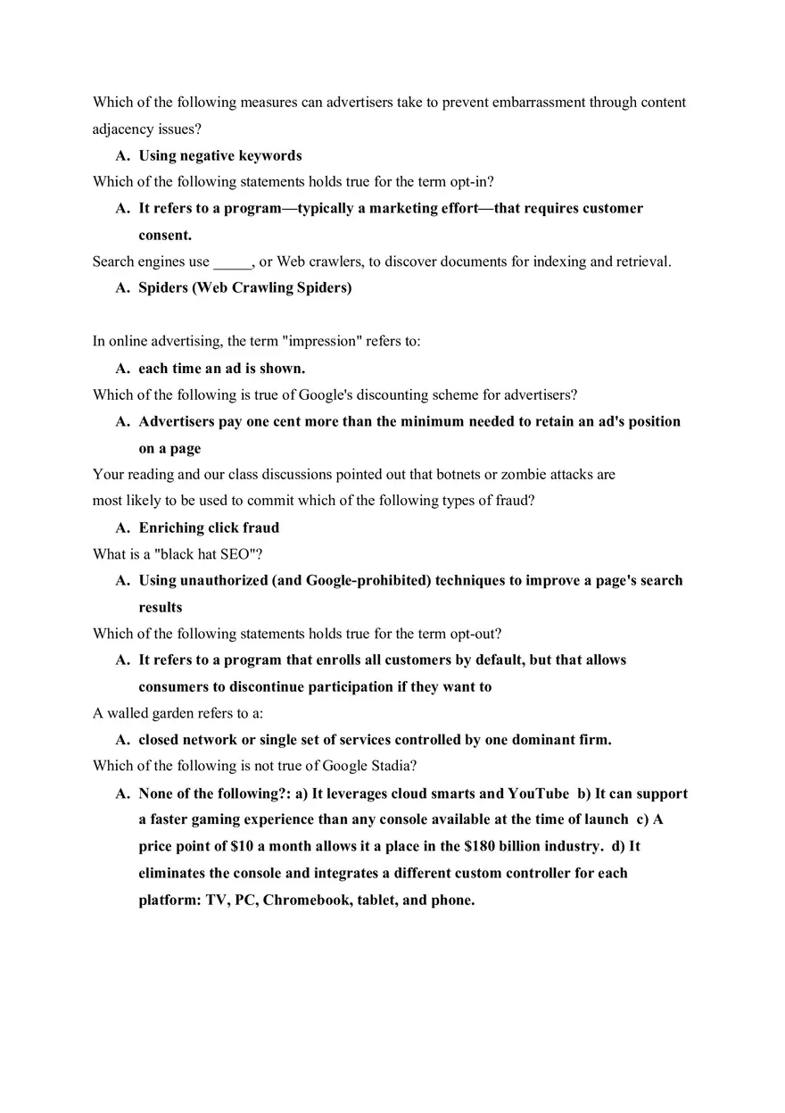 Exam 3 Facebook's Beacon Effort - Page 12