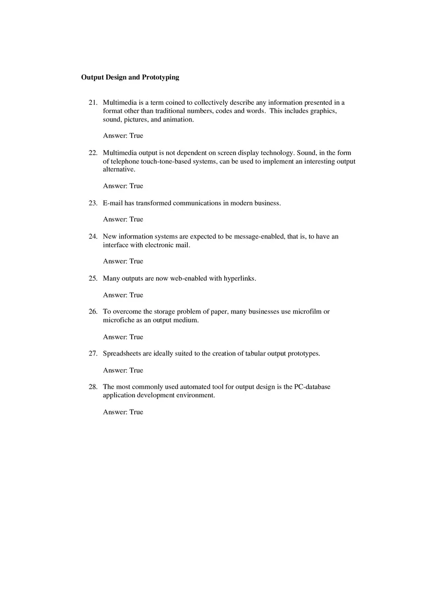 Output Design and Prototyping Answer Key - Page 12