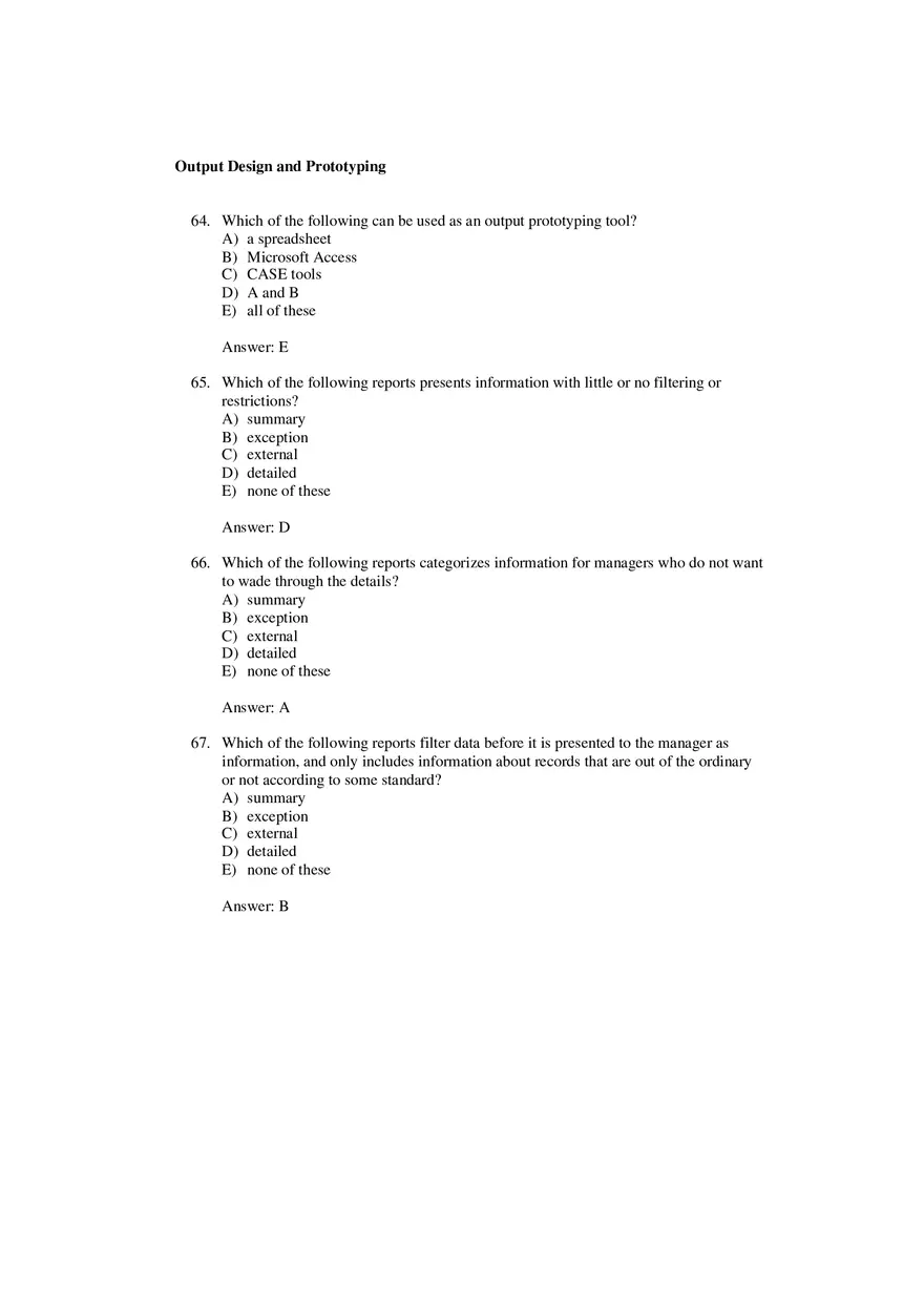Output Design and Prototyping Answer Key - Page 4