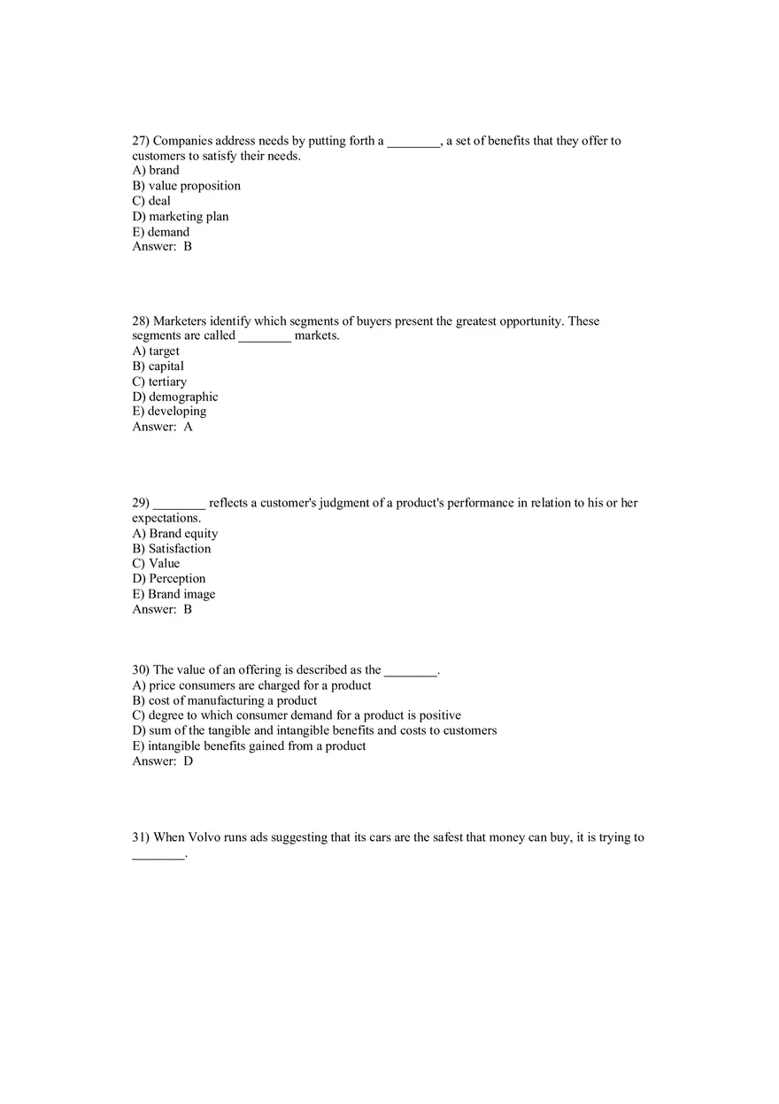 Defining Marketing for the New Realities Answers 1 - Page 7