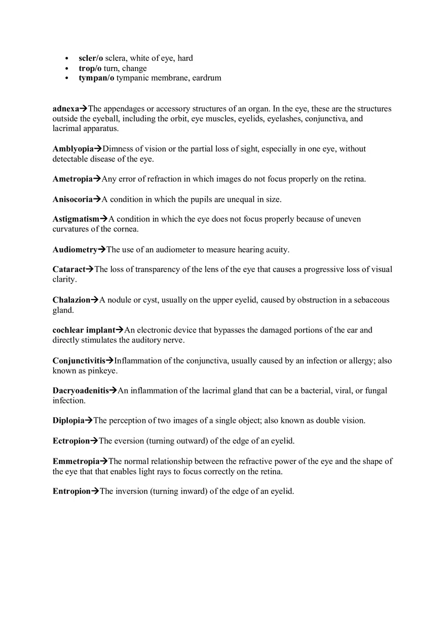 Medical Terminology Chapter 11 (1) - Page 2