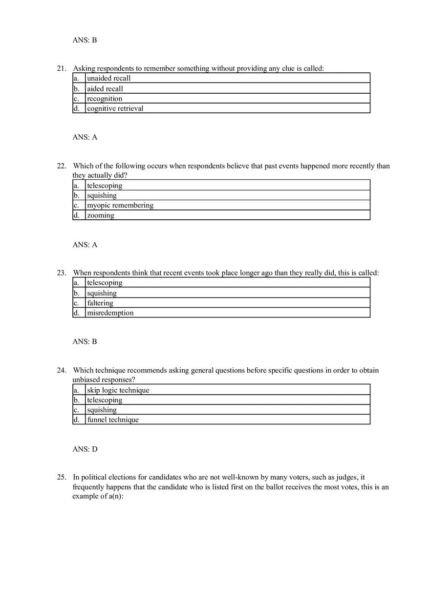 Chapter 15 Questionnaire Design - Page 16