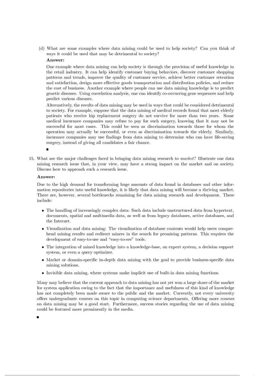 Solution Manual for Data Mining Chapter 13 - Page 8