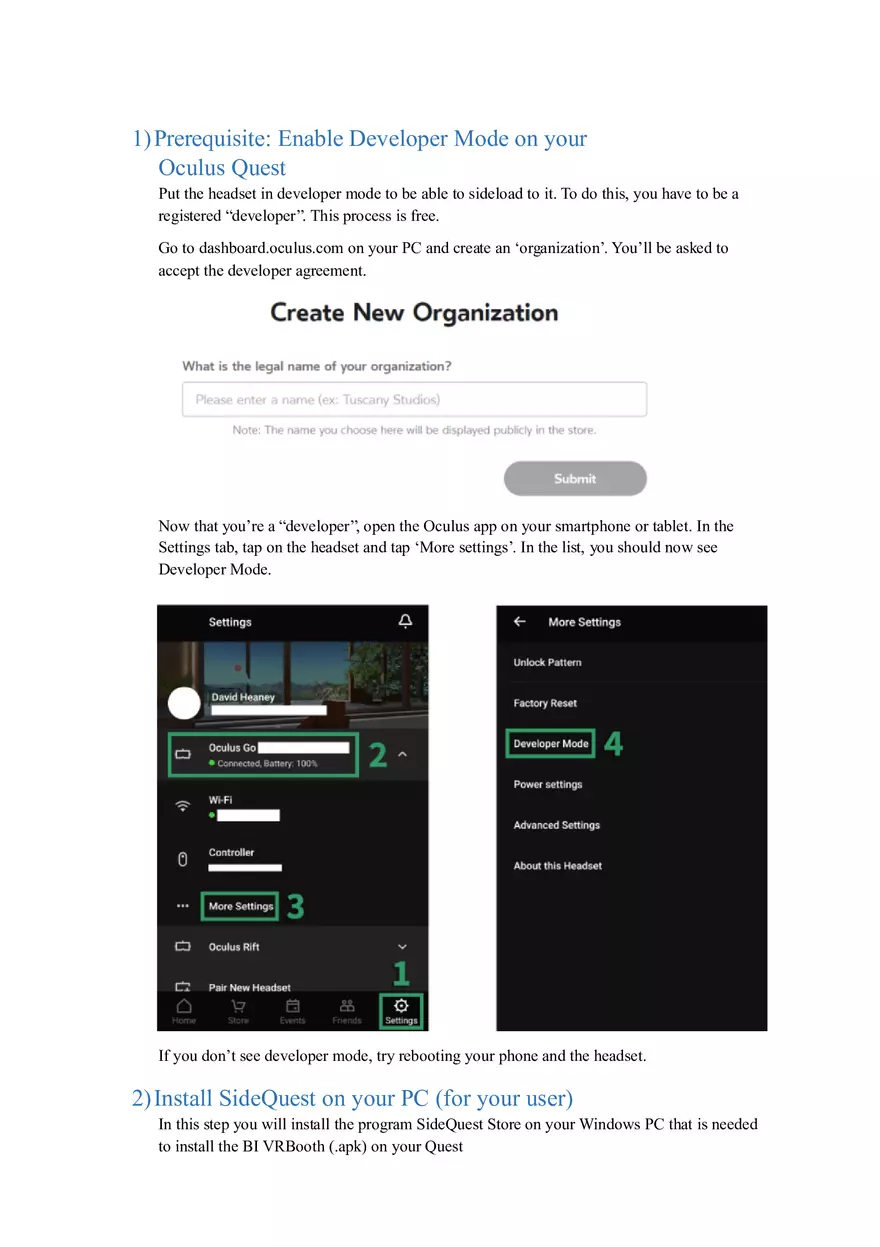 How To Connect Quest - Page 1