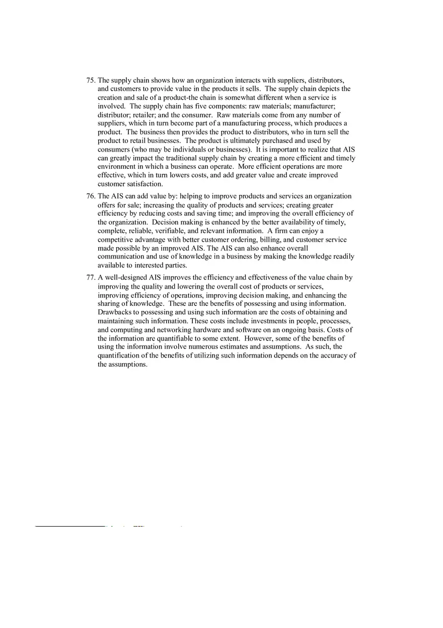 Accounting Information System Answer Key Chapter 1 - Page 12