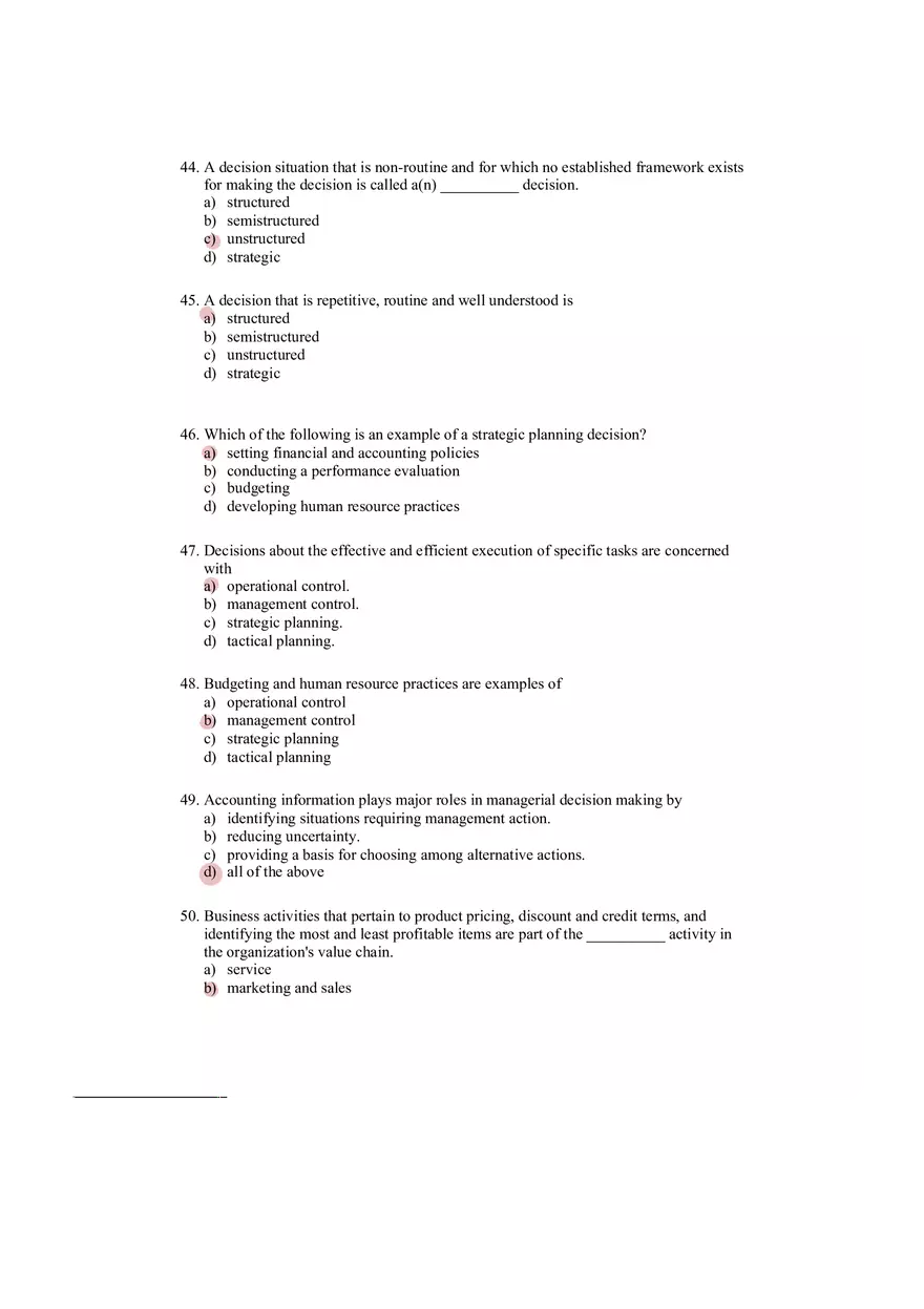Accounting Information System Answer Key Chapter 1 - Page 6