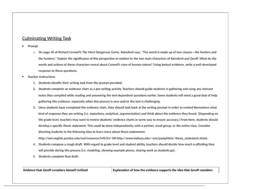 The Most Dangerous Game by Richard Connell Part 1 - Page 9