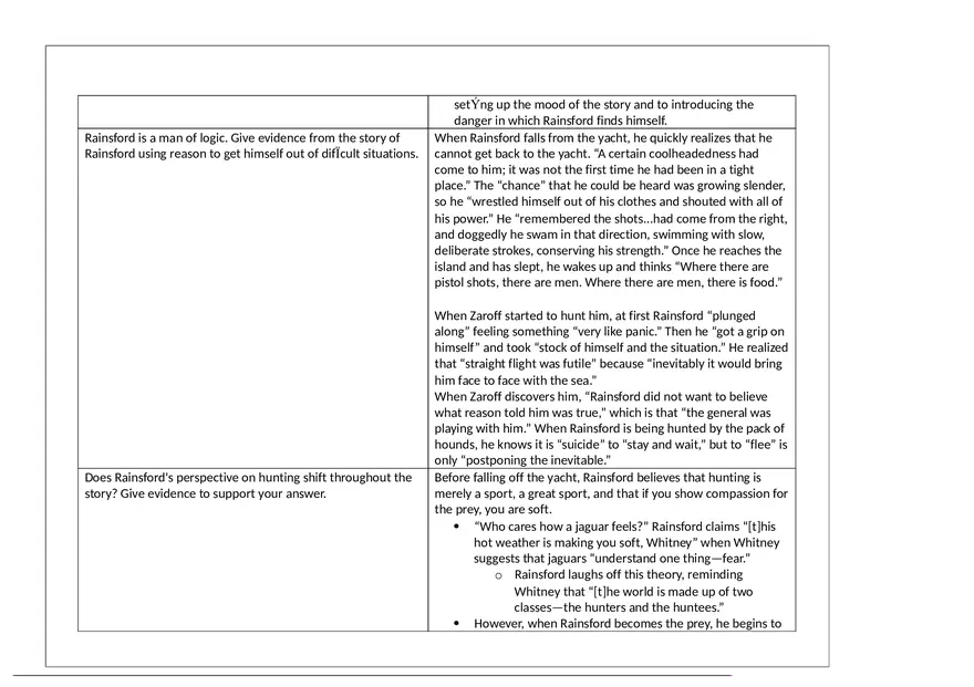 The Most Dangerous Game by Richard Connell Part 1 - Page 4
