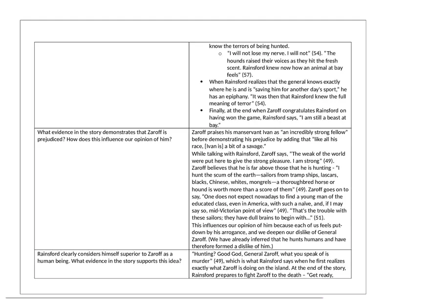 The Most Dangerous Game by Richard Connell Part 1 - Page 5