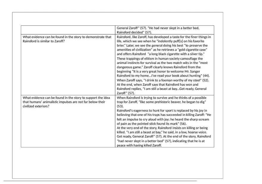 The Most Dangerous Game by Richard Connell Part 1 - Page 6