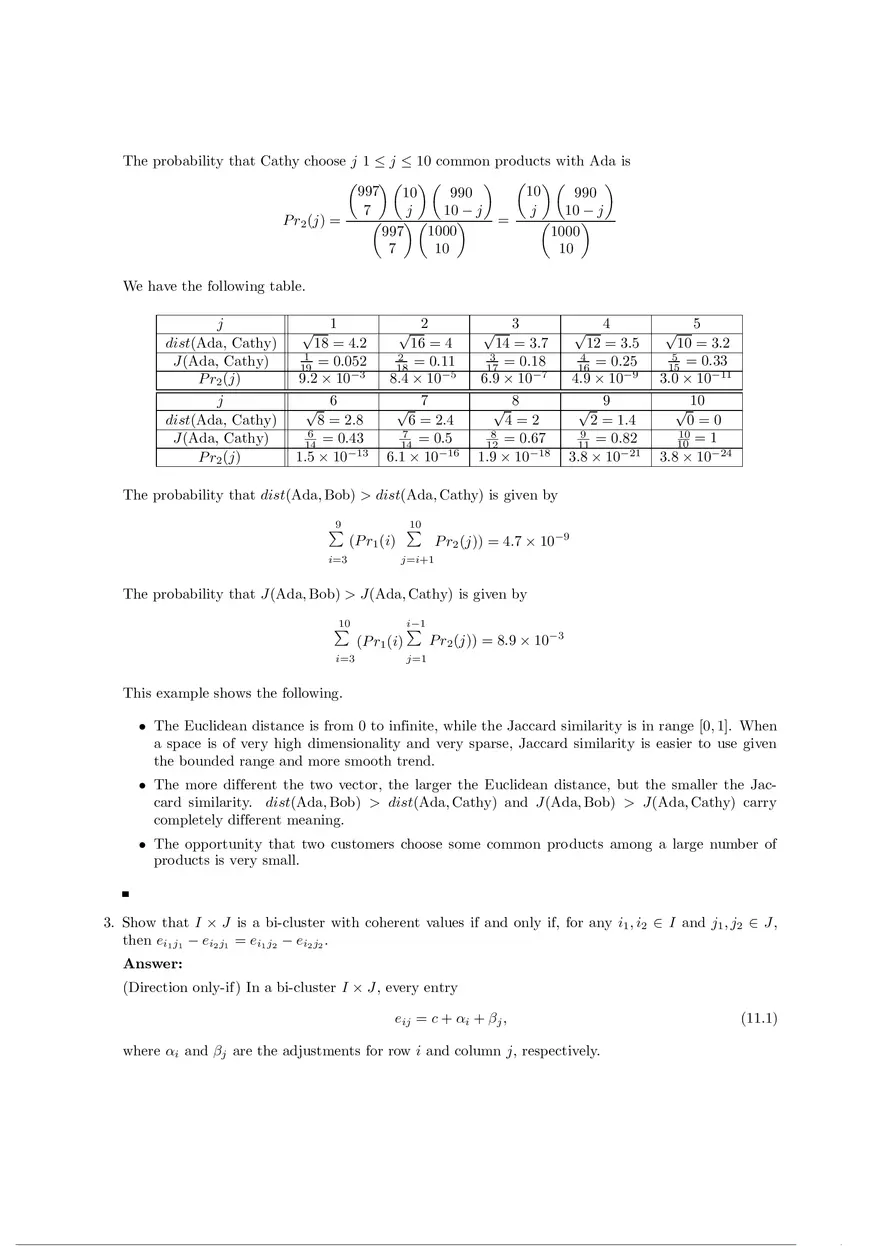 Solution Manual for Data Mining Chapter 11 - Page 2