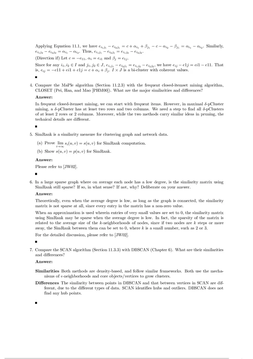 Solution Manual for Data Mining Chapter 11 - Page 3