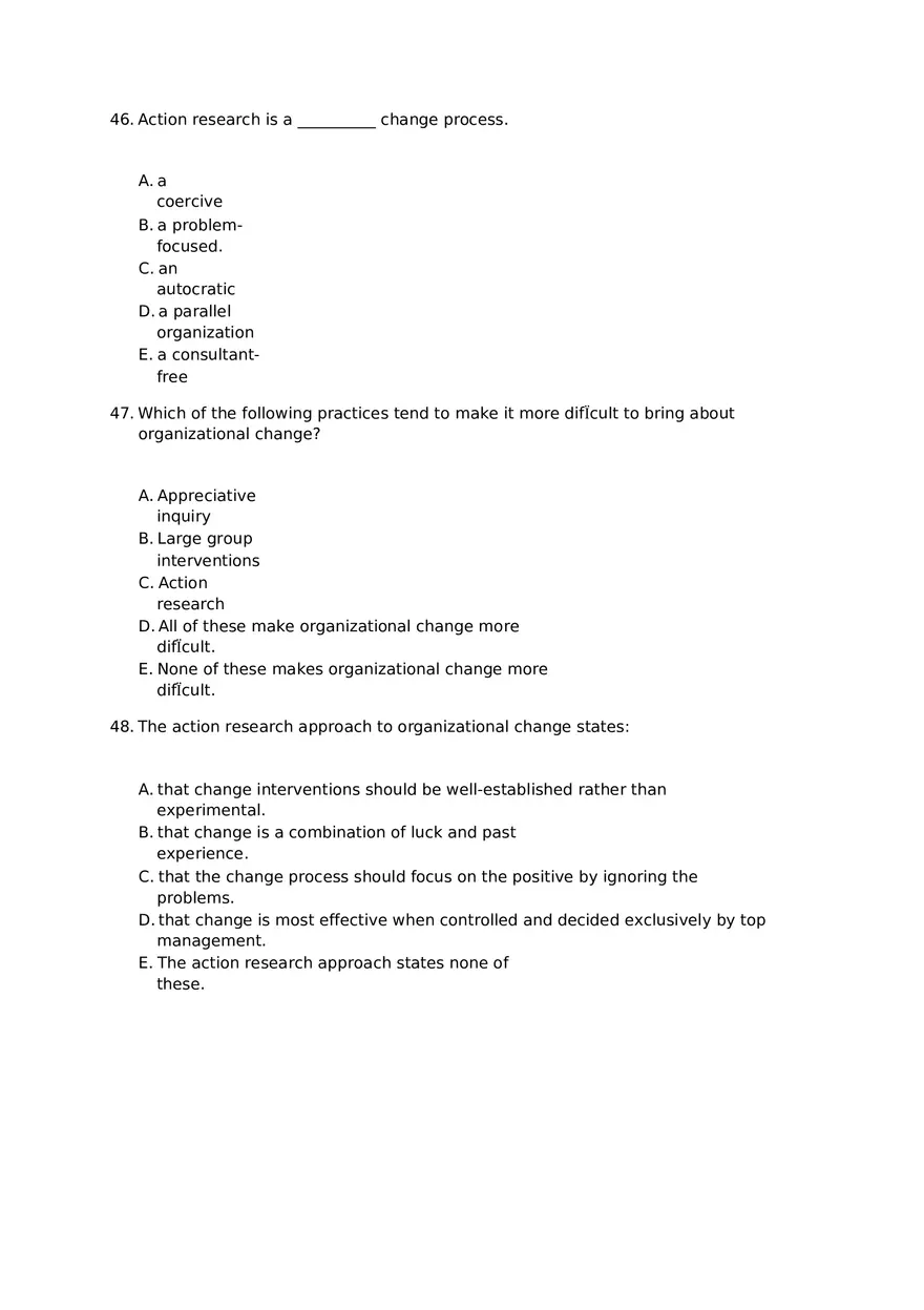 Chapter 15 Organizational Change Assignment 2 - Page 8