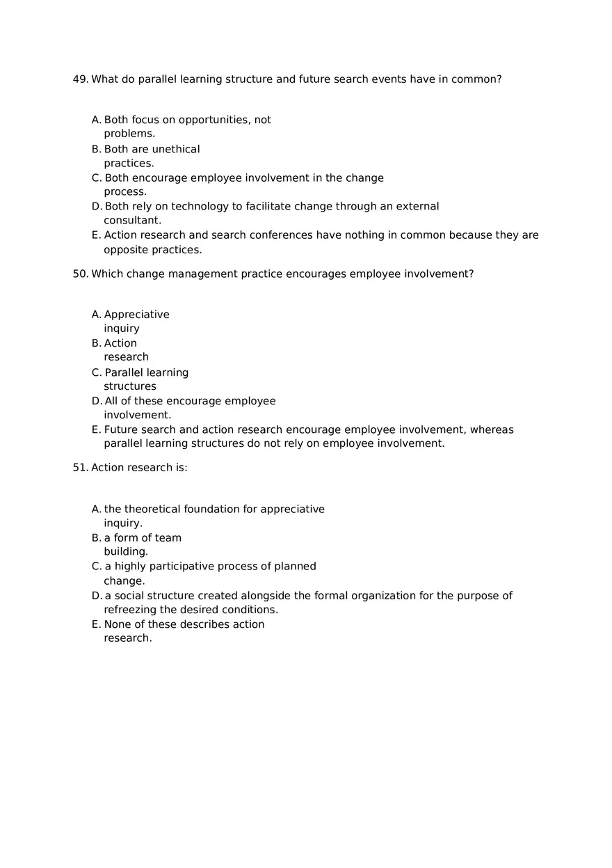 Chapter 15 Organizational Change Assignment 2 - Page 9