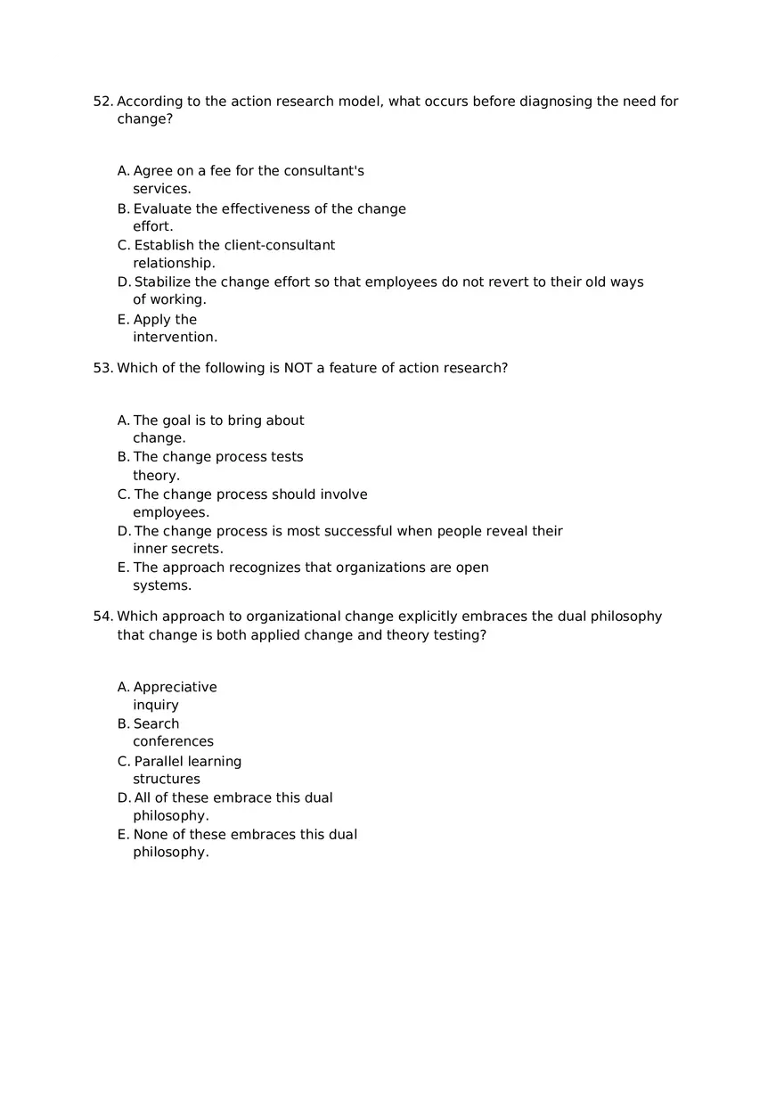 Chapter 15 Organizational Change Assignment 2 - Page 10