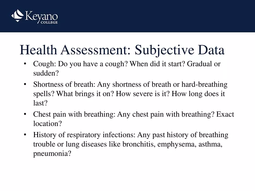PN 158 Unit 10 Assessment of the Thorax and Lungs - Page 8