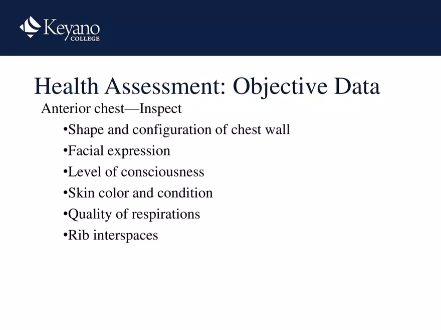 PN 158 Unit 10 Assessment of the Thorax and Lungs - Page 11