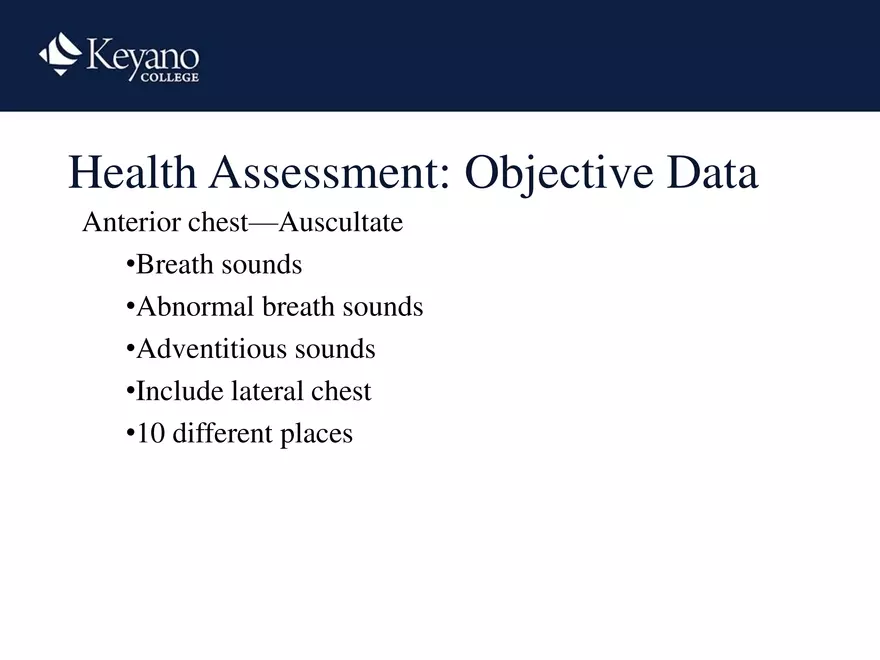 PN 158 Unit 10 Assessment of the Thorax and Lungs - Page 14