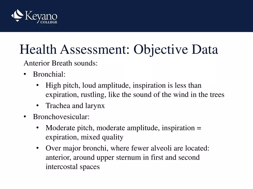 PN 158 Unit 10 Assessment of the Thorax and Lungs - Page 17