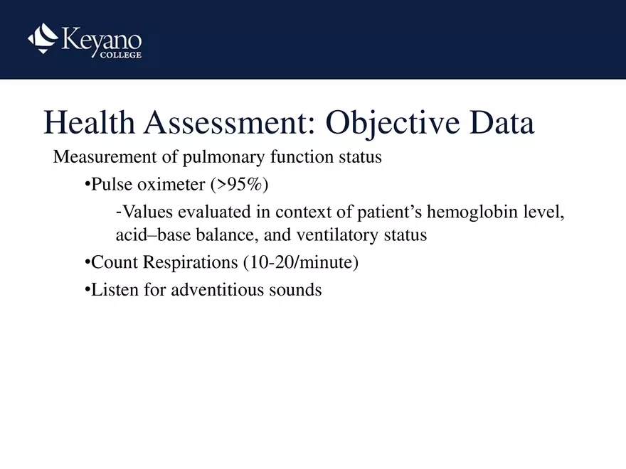 PN 158 Unit 10 Assessment of the Thorax and Lungs - Page 20