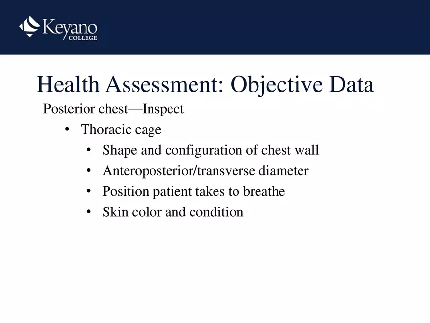 PN 158 Unit 10 Assessment of the Thorax and Lungs - Page 21