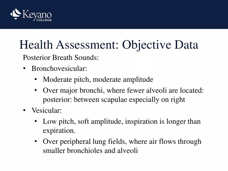 PN 158 Unit 10 Assessment of the Thorax and Lungs - Page 27