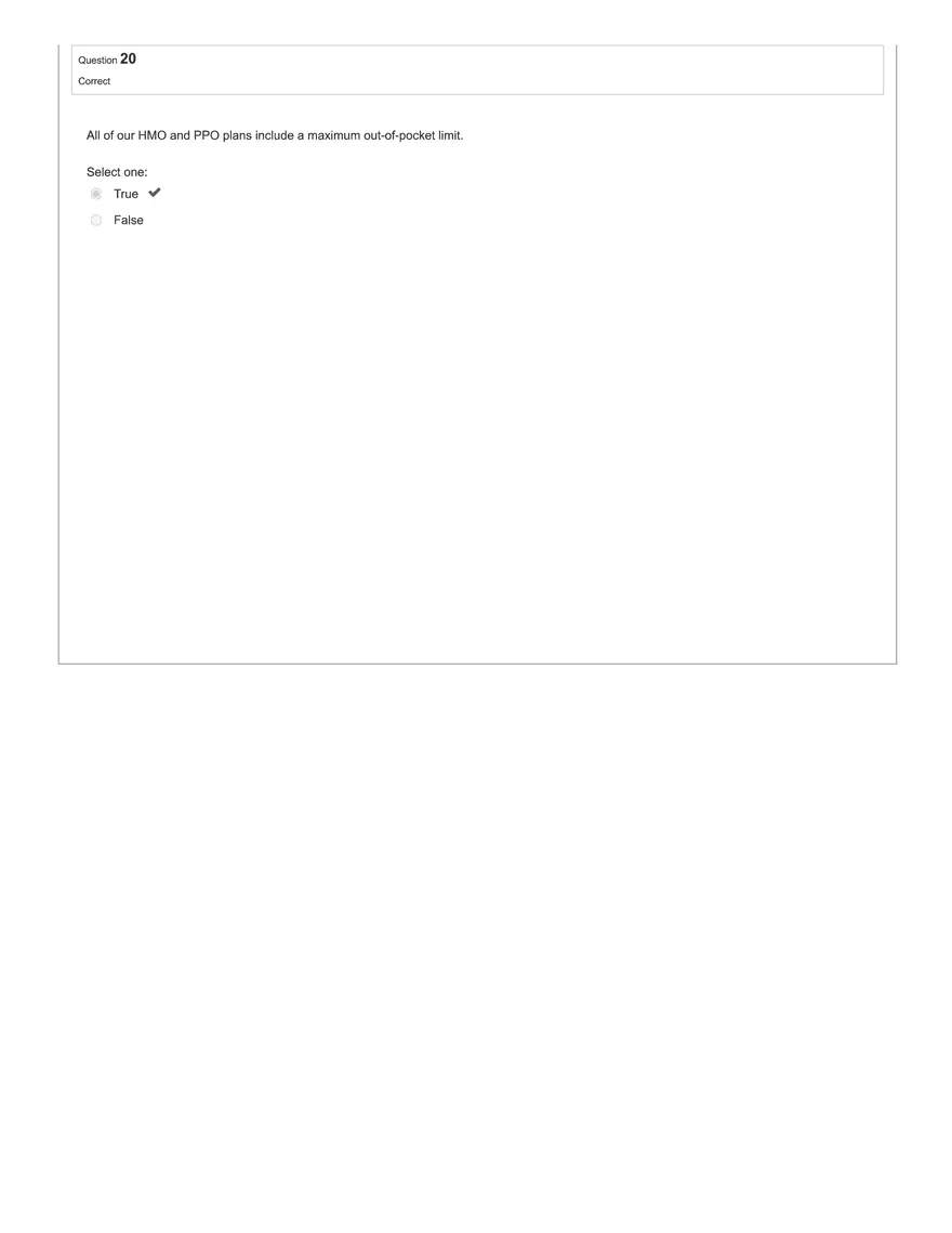 Aetna Exam #2 - Page 6