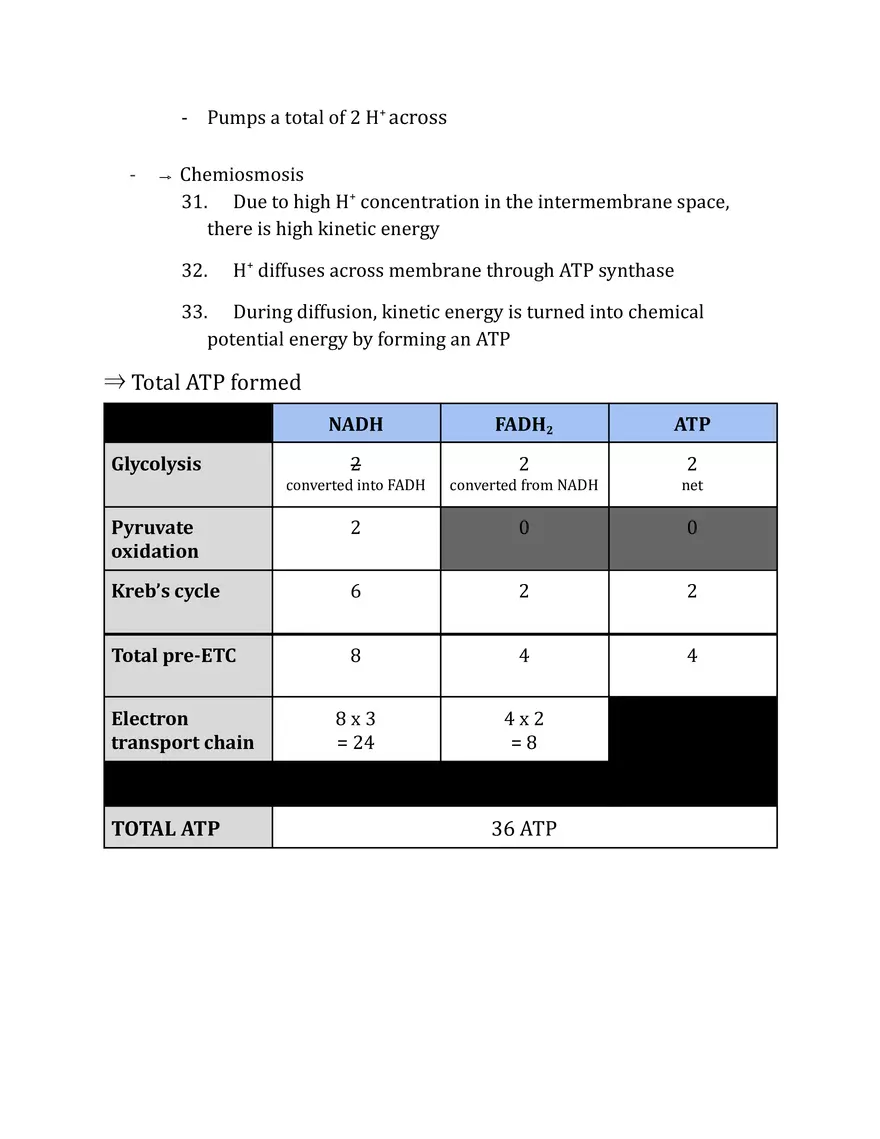 Unit 2 - Metabolism Notes - Page 9