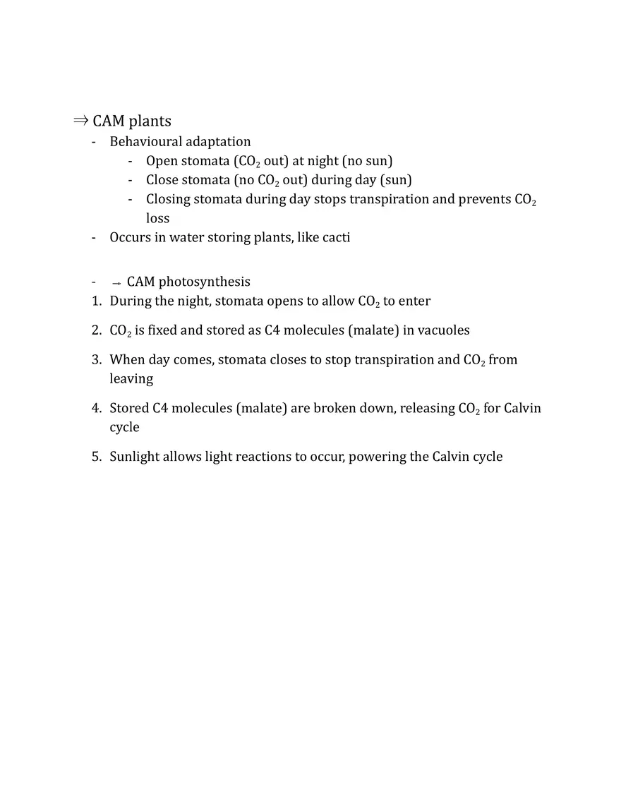 Unit 2 - Metabolism Notes - Page 26