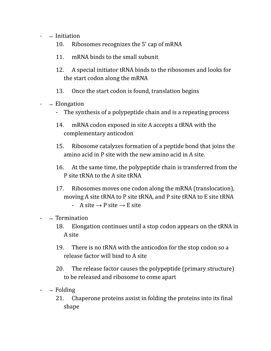 Unit 3 - Molecular Genetics Notes - Page 5